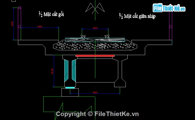 đường sắt,quy trình 79,đồ án môn học cầu bê tông,thiết kế môn học cầu bê tông,dầm i dự ứng lực,bản vẽ dầm i 30m